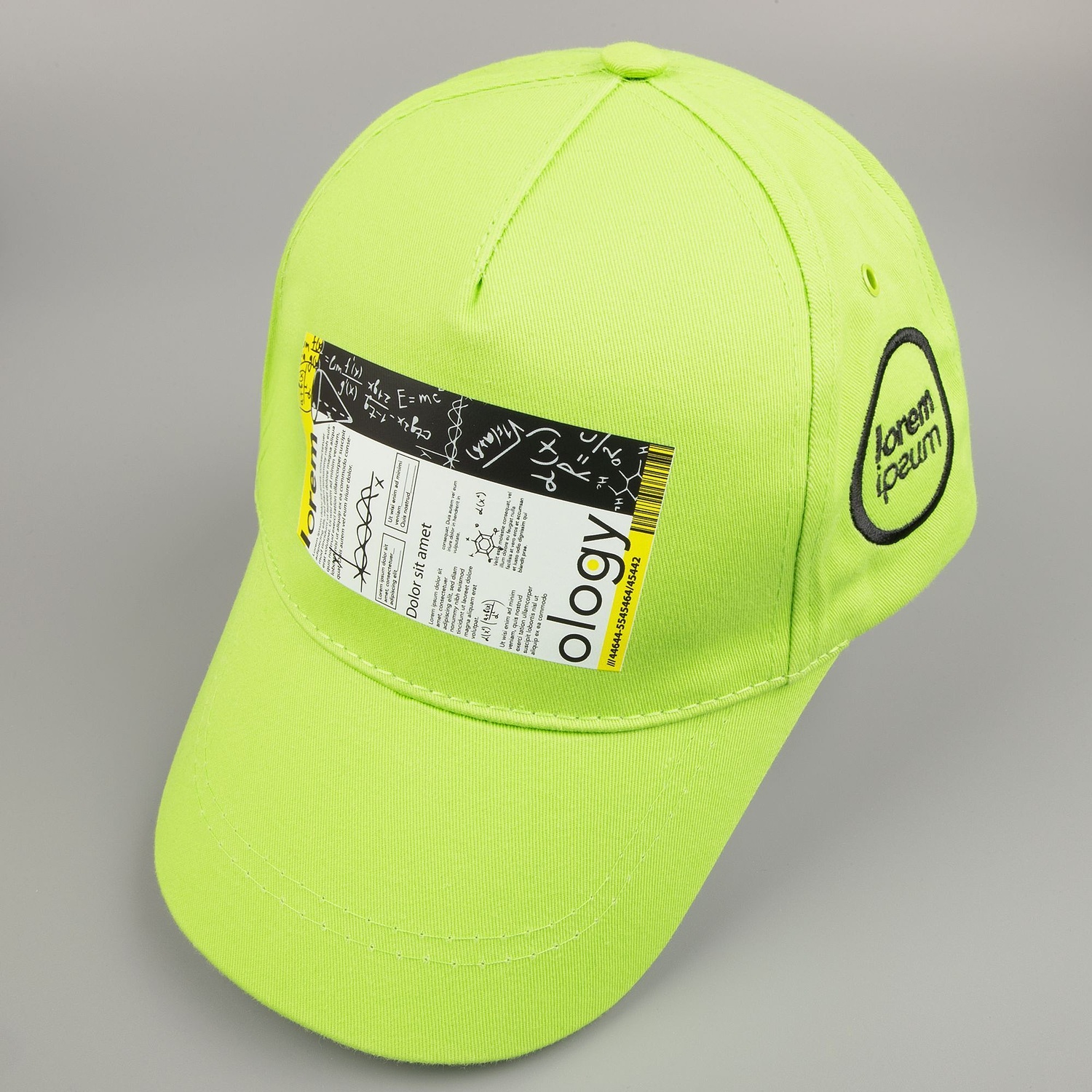 Бейсболка Convention, зеленое яблоко с логотипом