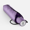 Зонт складной AOC, сиреневый с логотипом