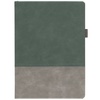 Ежедневник Horizon, недатированный, серый с зеленым