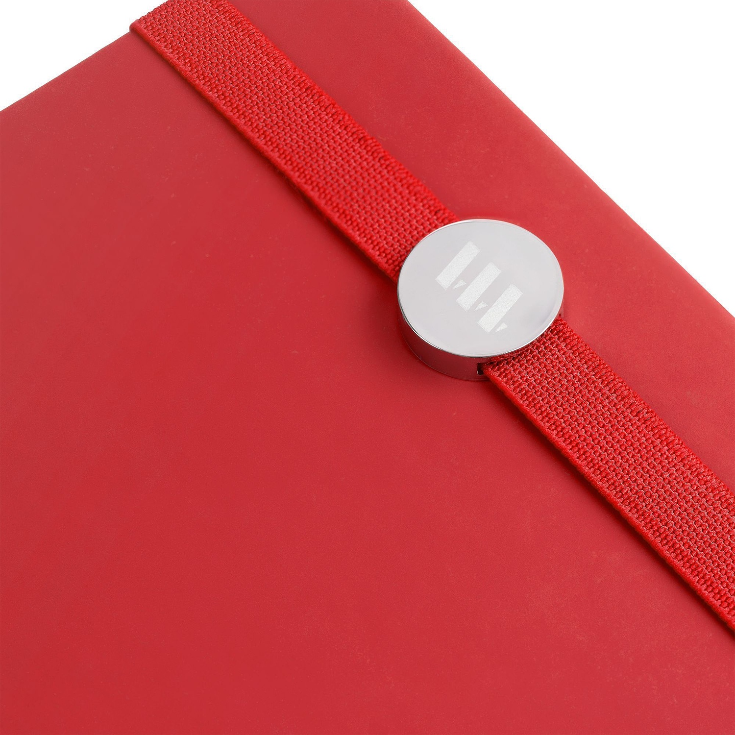 Ежедневник Favor Metal, недатированный, красный с логотипом