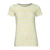 Футболка Miles Women серая с желтым с логотипом