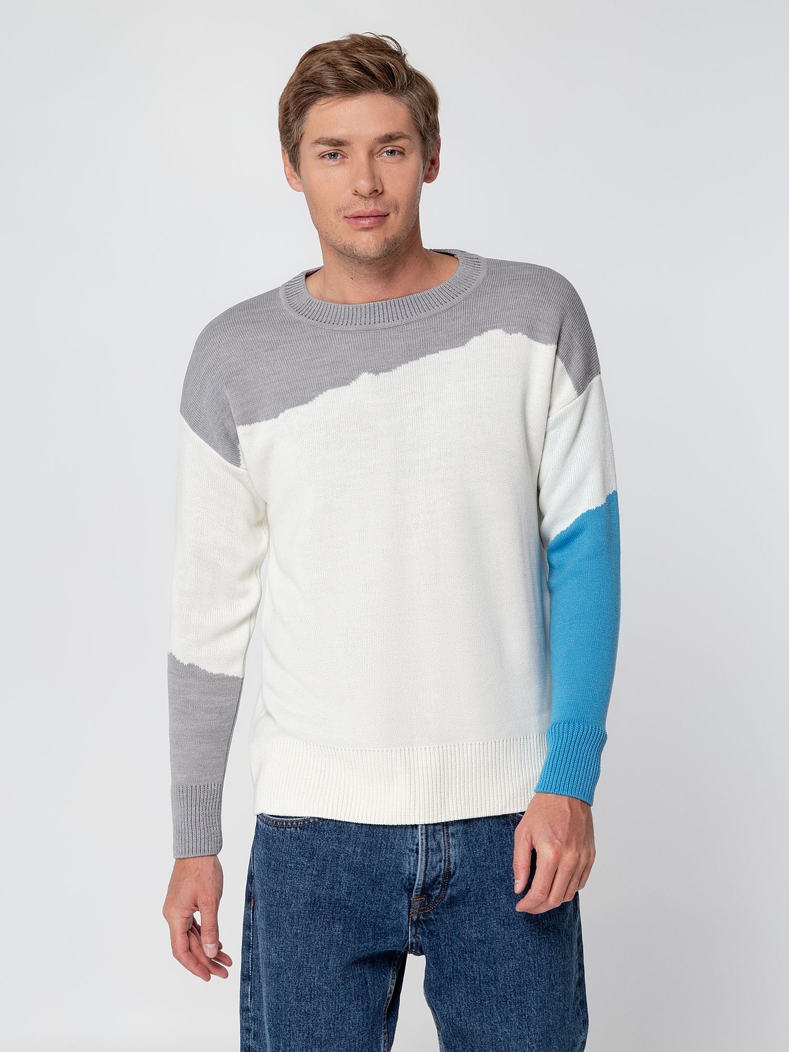 Свитер оверсайз на заказ Tricksy Net, акрил с логотипом