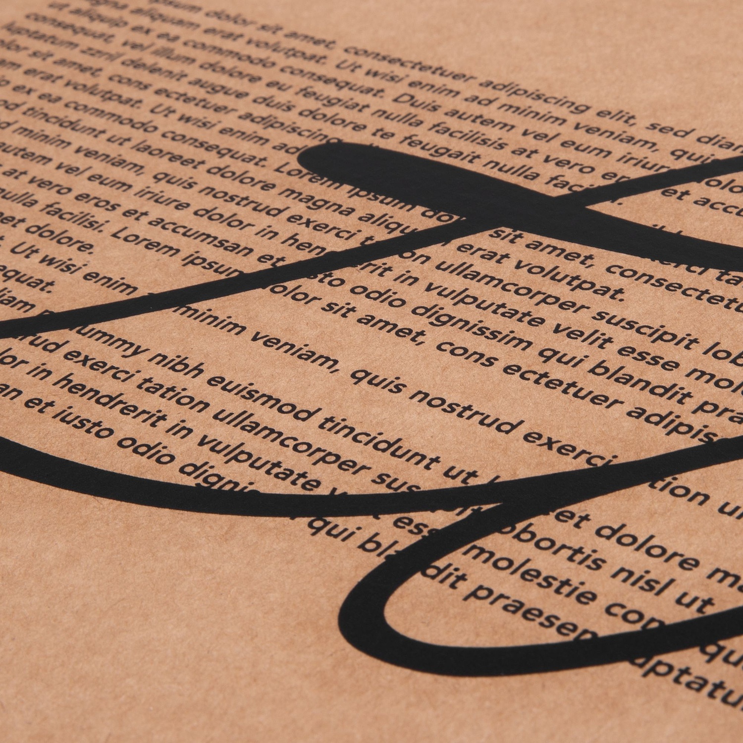 Коробка New Grande, крафт с логотипом