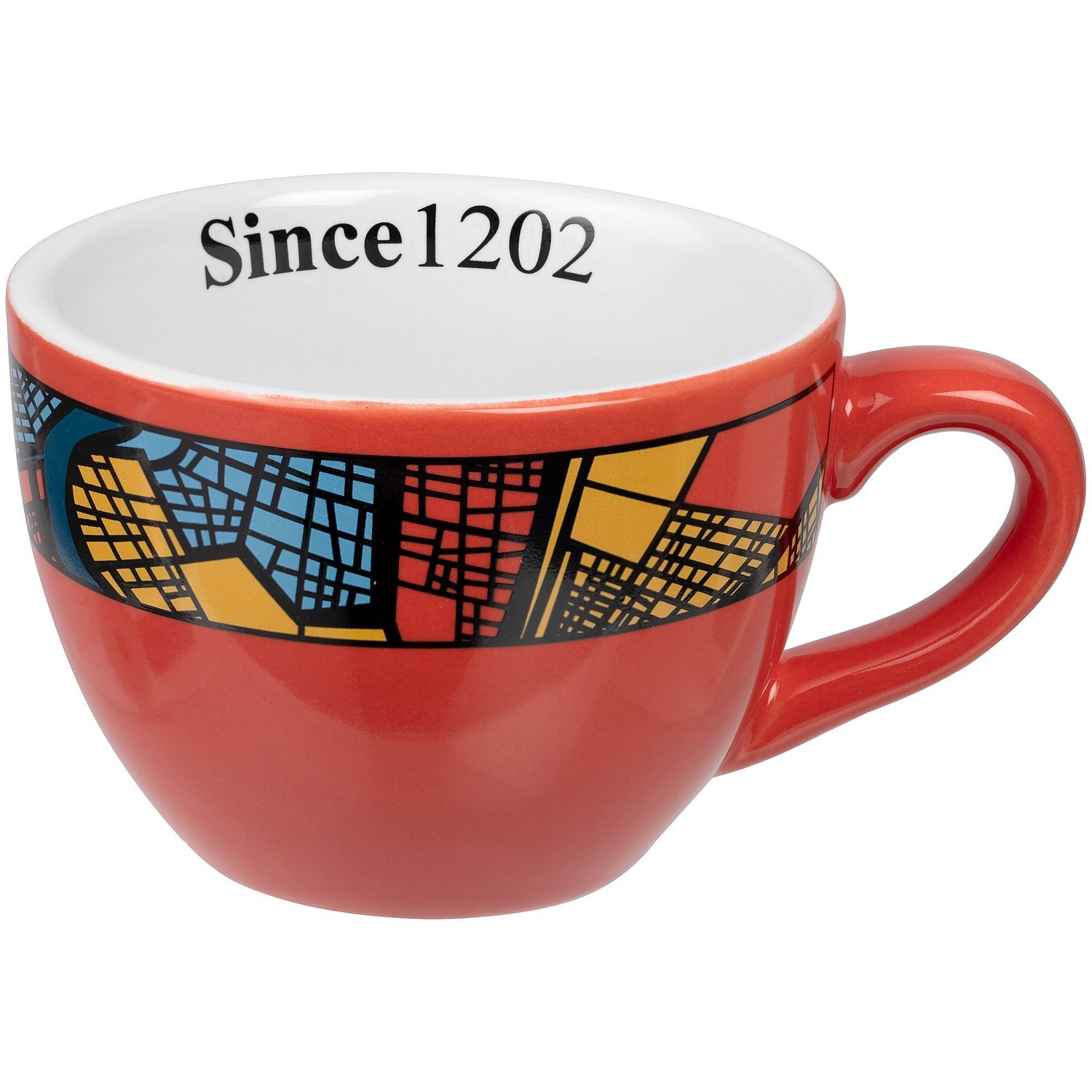 Чайная пара Cozy Morning, красная с логотипом