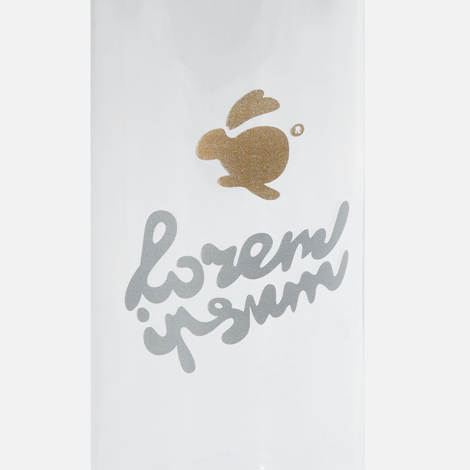 Бутылка для воды Misty, прозрачная с логотипом