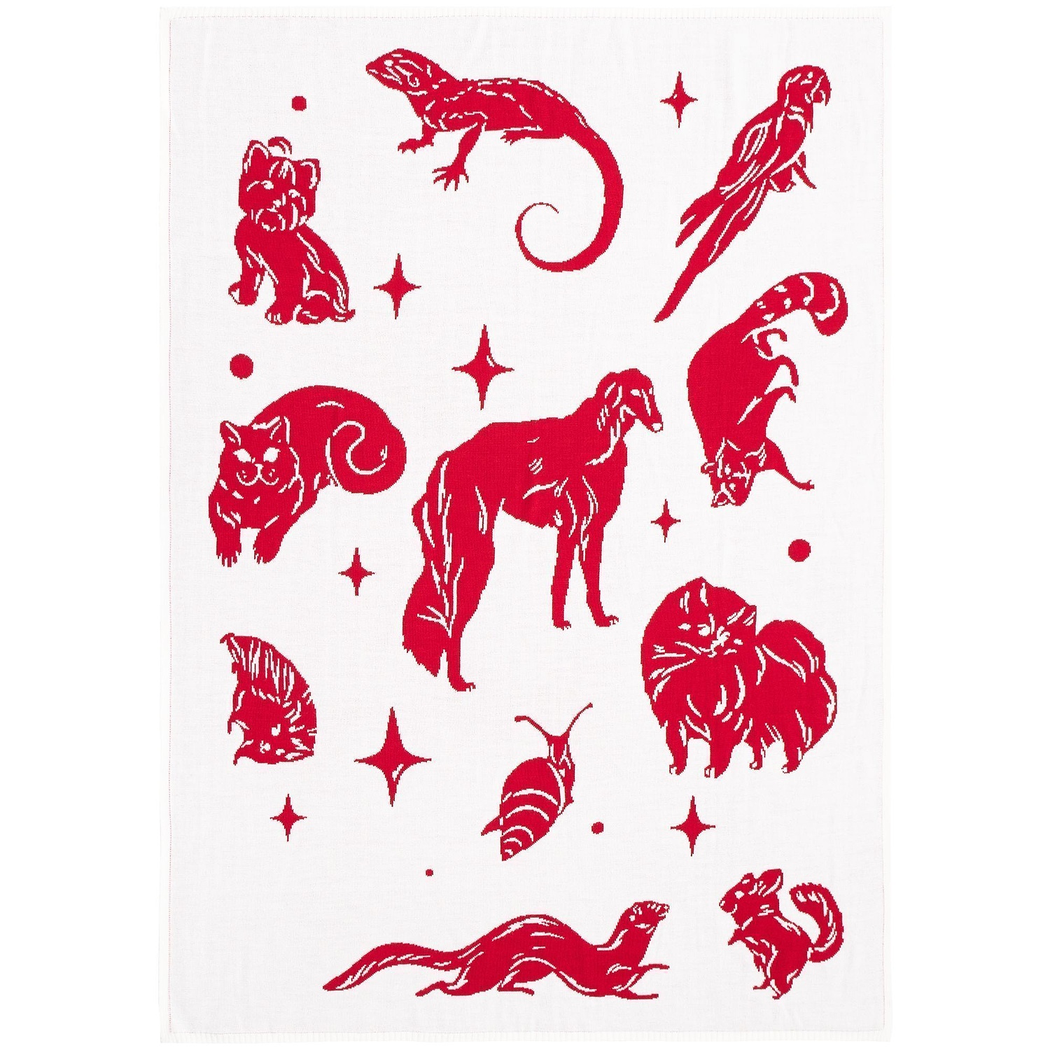 Плед на заказ Tricksy Net, 2 цвета, S, акрил с логотипом