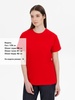 Футболка унисекс T-Bolka 180, красная, размер M