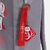 Стропа текстильная Fune 25 S, красная, 30 см с логотипом