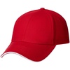 Бейсболка Spiker, красная с белым с логотипом