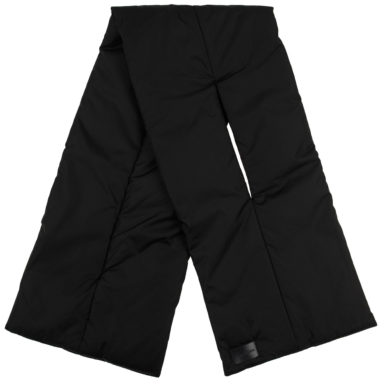 Шарф Shelter, черный с логотипом