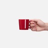 Кружка Valotti Medio, красная с логотипом