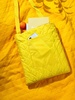 Плед для пикника Soft & Dry, желтый с логотипом