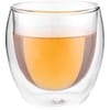 Стакан с двойными стенками Glass Bubble, бесцветный с логотипом