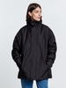 Парка унисекс Liubliana, черная с логотипом