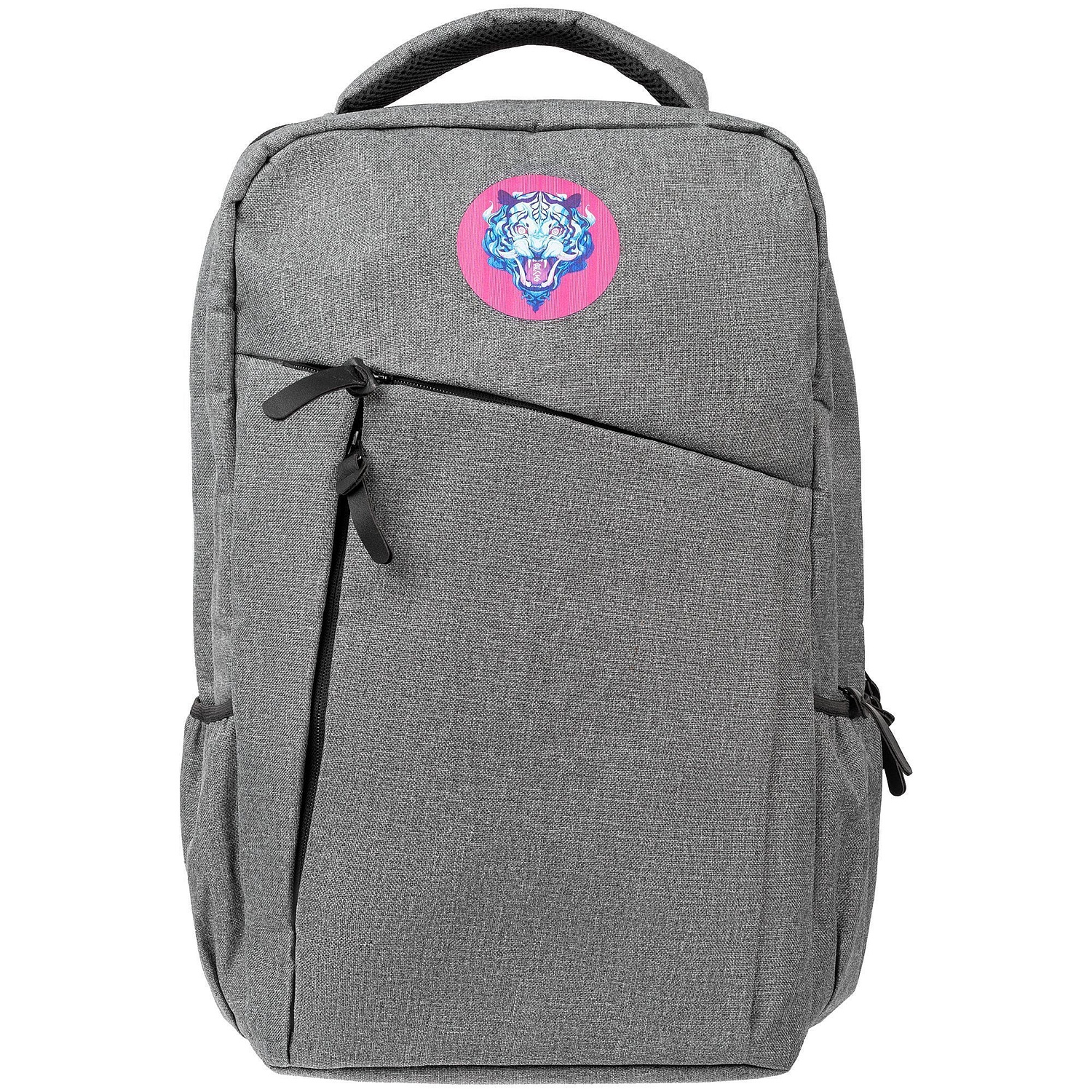 Рюкзак для ноутбука The First XL, серый с логотипом