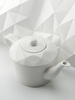 Чайник Diamante Bianco, белый с логотипом