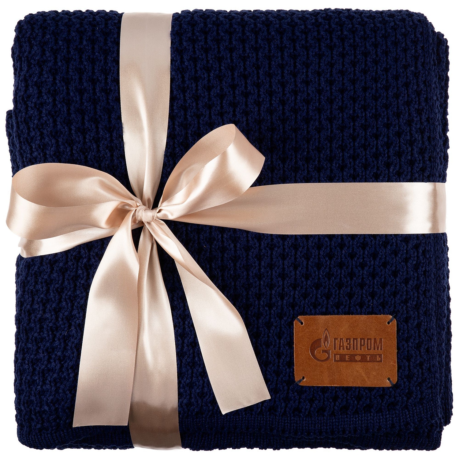 Лента сатиновая Satin 35 XXL, бежевая, 210 см с логотипом