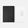 Ежедневник Notera Maxi, недатированный, черный с логотипом
