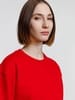 Свитшот унисекс Columbia, красный с логотипом