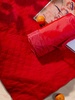 Плед для пикника Comfy, красный с логотипом