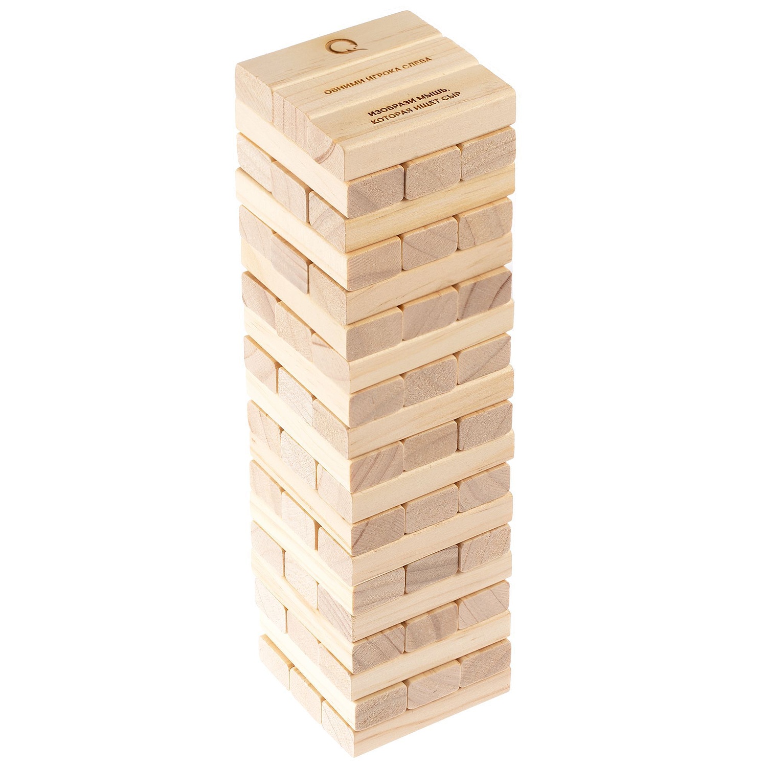 Игра «Деревянная башня», большая с логотипом