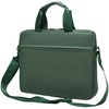 Сумка для ноутбука L214, зеленая с логотипом