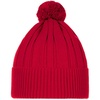 Шапка Knit Beat, красная с логотипом