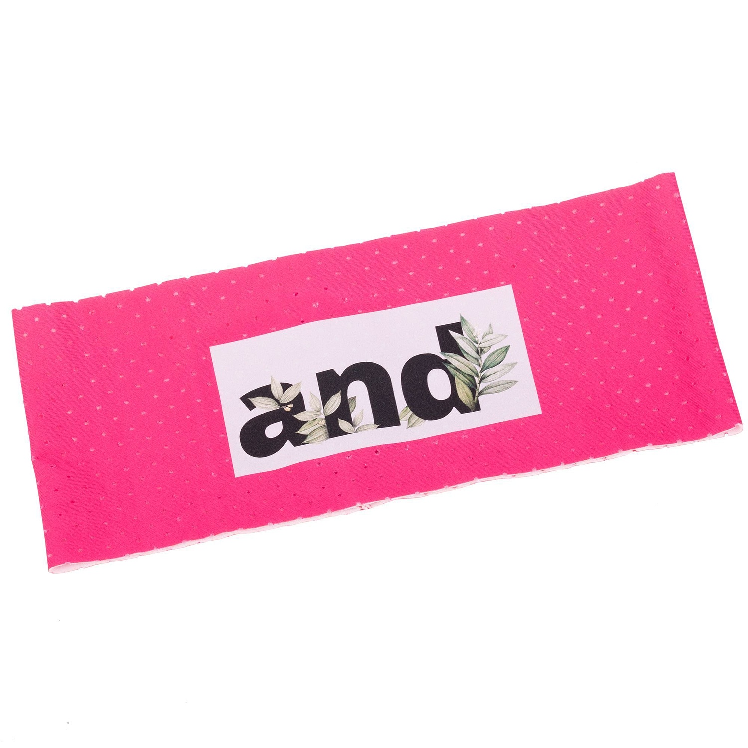 Повязка на голову Flixel, розовая с логотипом