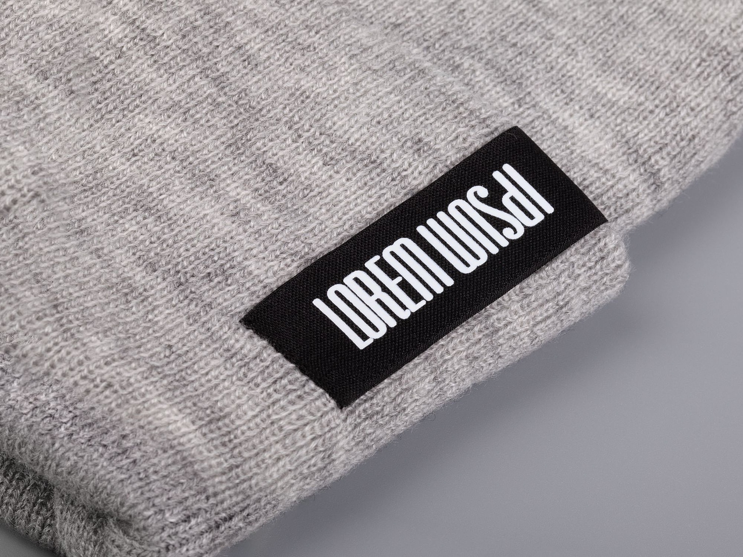 Шапка Urban Flow, светло-серый меланж