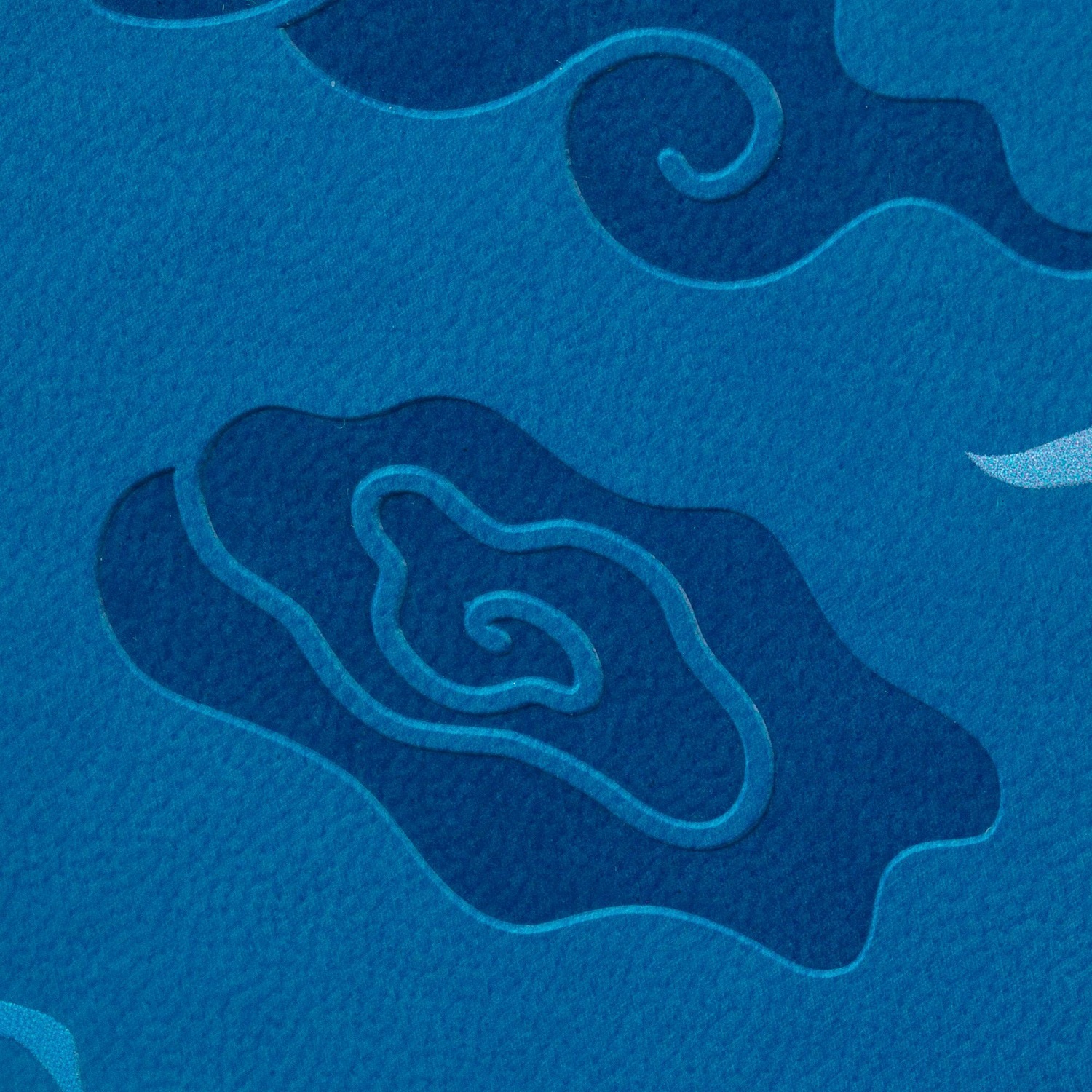 Ежедневник New Latte, недатированный, ярко-синий с логотипом