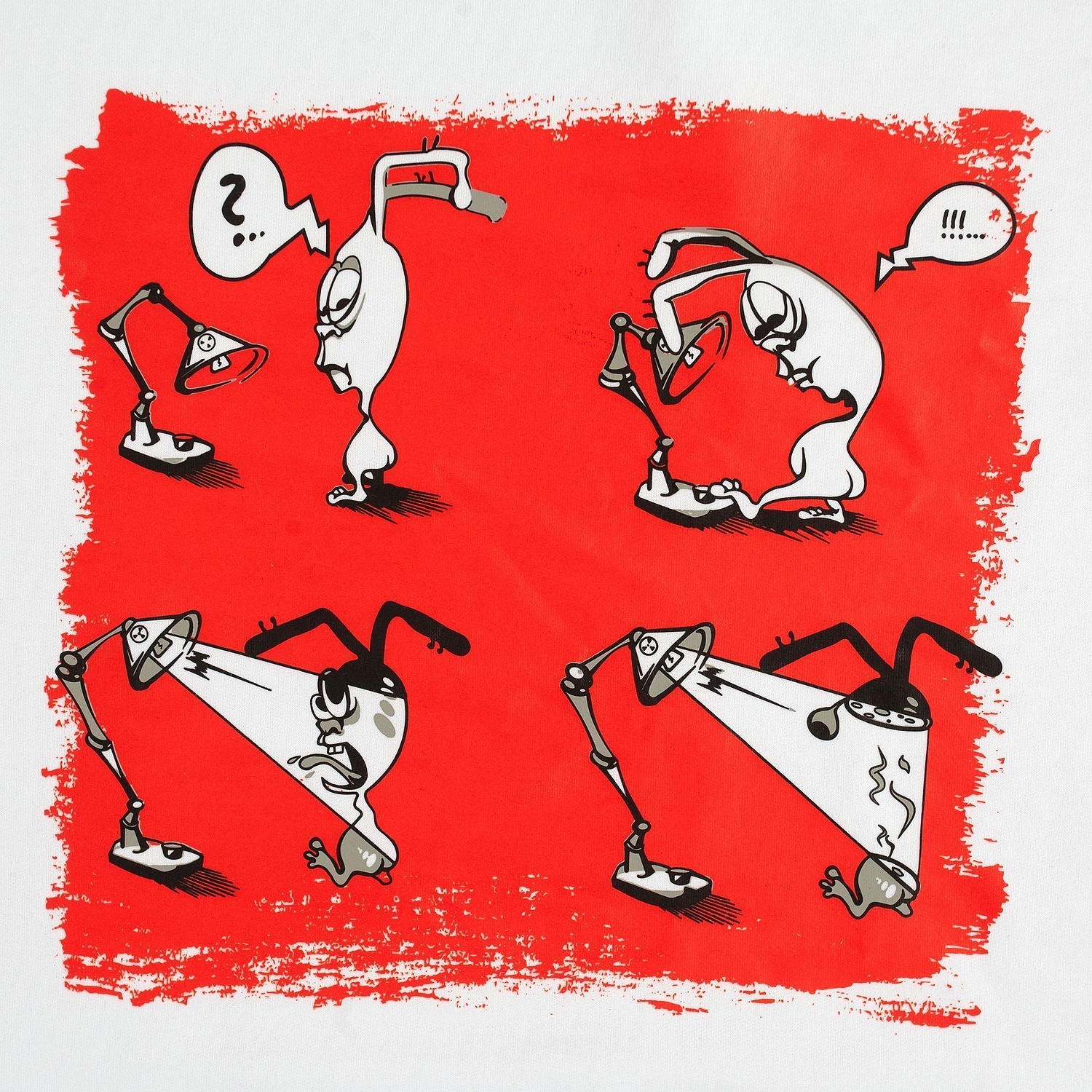 Толстовка Unit Toima, белая с логотипом