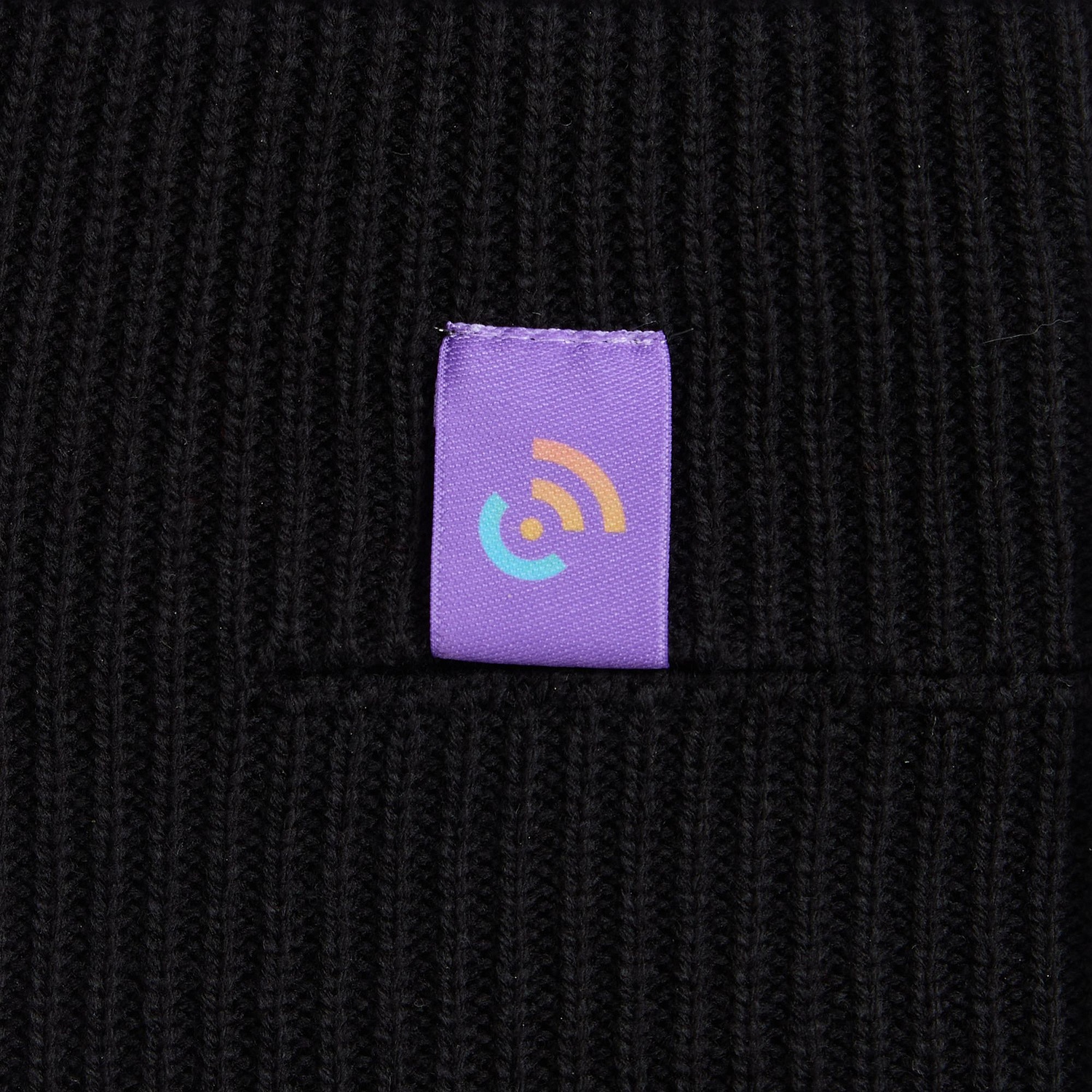 Шапка-балаклава Helma, черная с логотипом