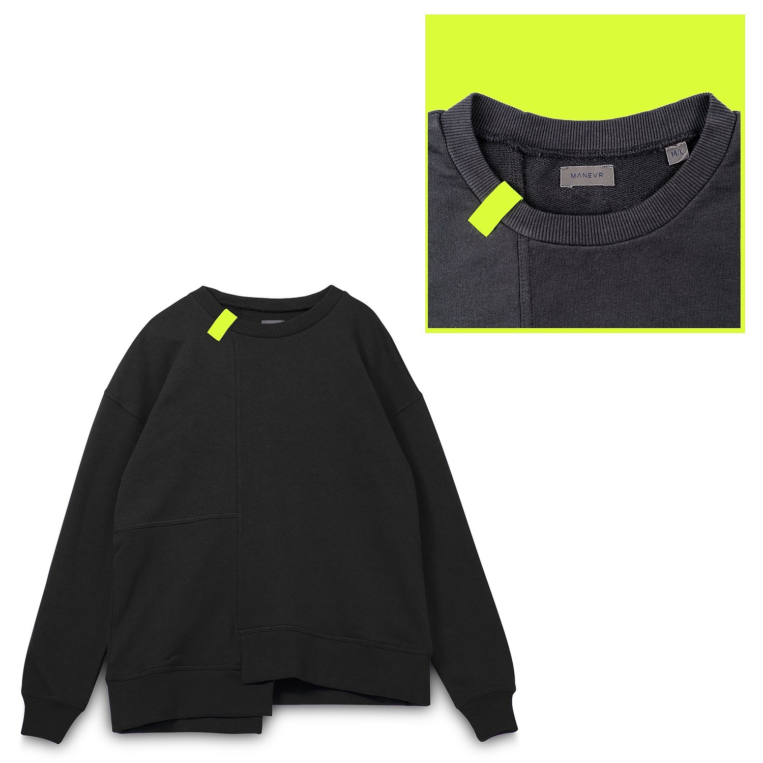 Свитшот Neofit, темно-серый (графит) с логотипом