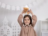 Мягкая игрушка «Мишка Cuddleton» в белом худи с логотипом