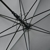 Зонт-трость LockWood, серый с логотипом