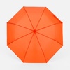 Зонт складной Basic, оранжевый с логотипом