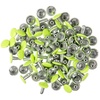 Заклепка Rivet, S, желтый неон с логотипом