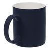 Кружка Promo Soft с покрытием софт-тач, темно-синяя с логотипом