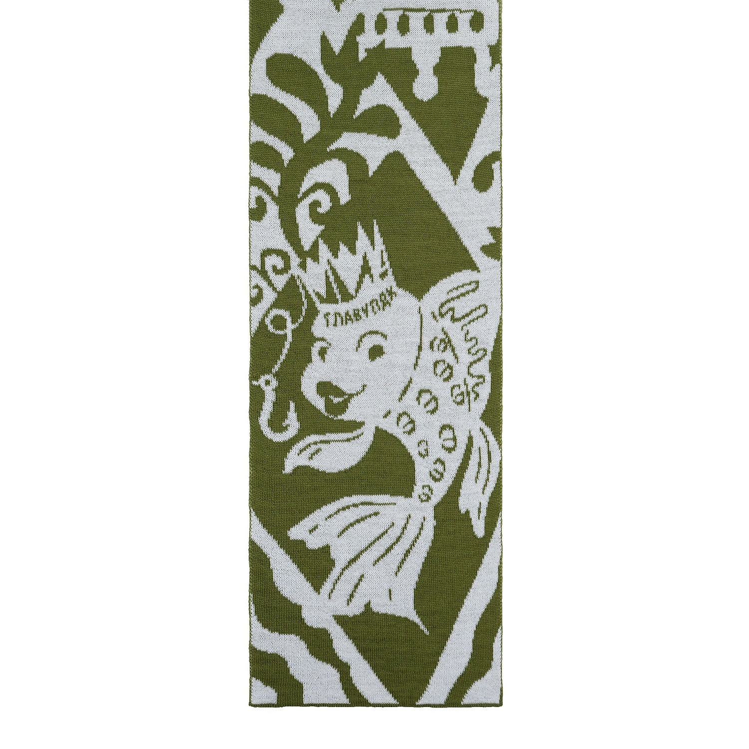 Шарф на заказ Tricksy Light, S, полушерсть с логотипом