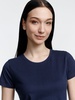 Футболка женская Pioneer Women, темно-синяя с логотипом