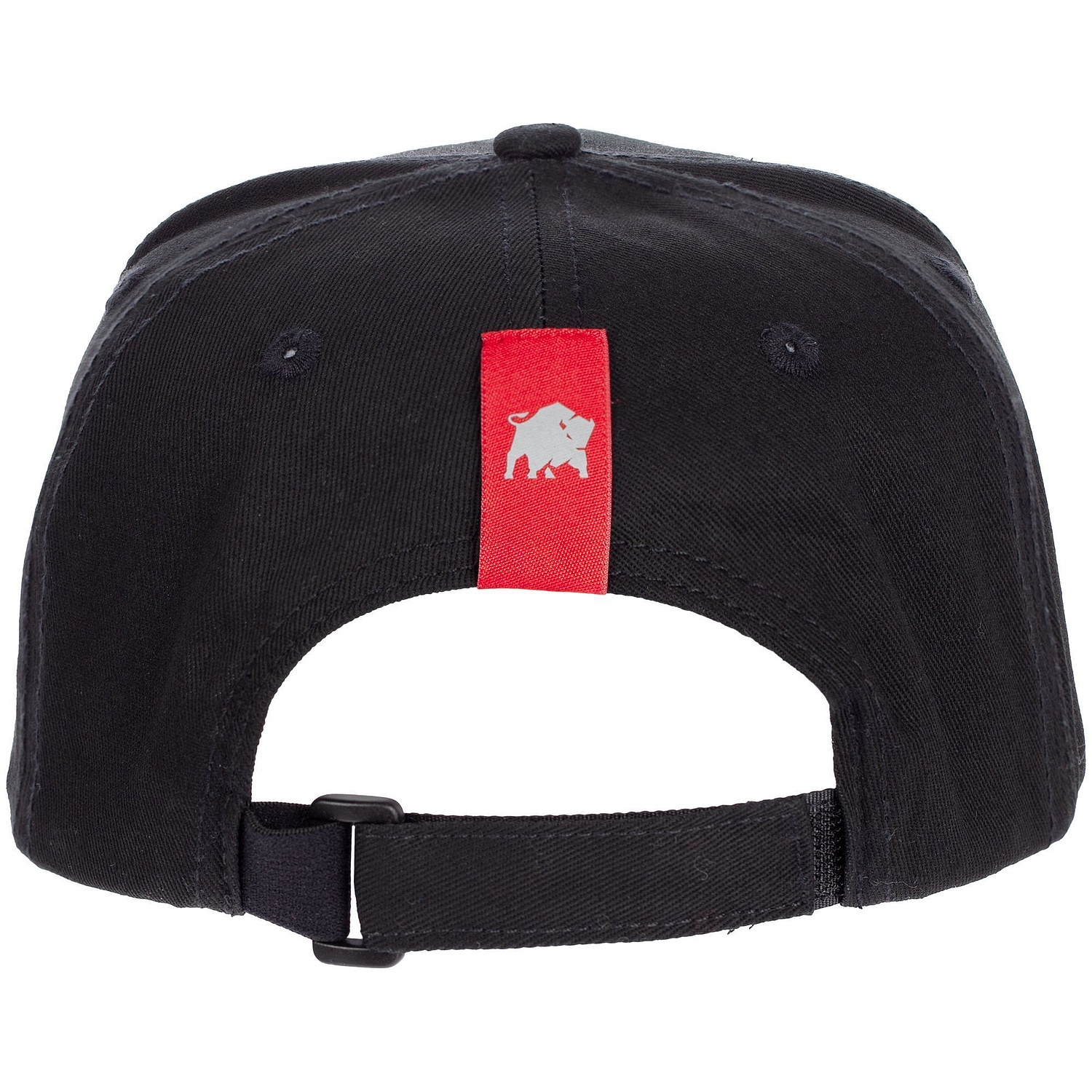 Лейбл тканевый Epsilon, S, красный с логотипом