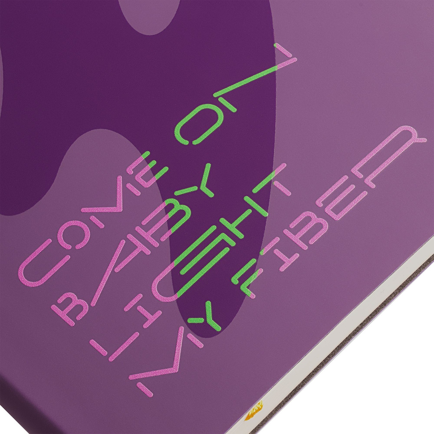 Ежедневник Flex Shall New, недатированный, фиолетовый с логотипом