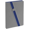 Ежедневник Rubikon на заказ, недатированный серо-синий с логотипом