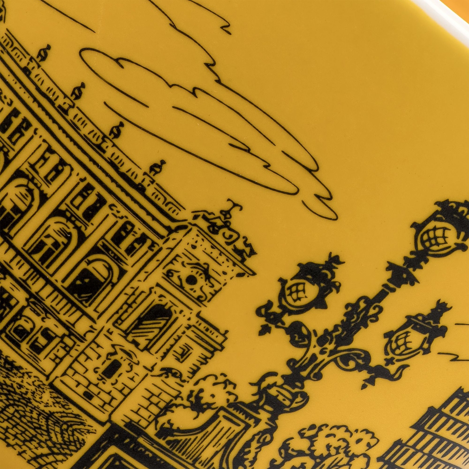 Чашка Fusion, желтая с логотипом