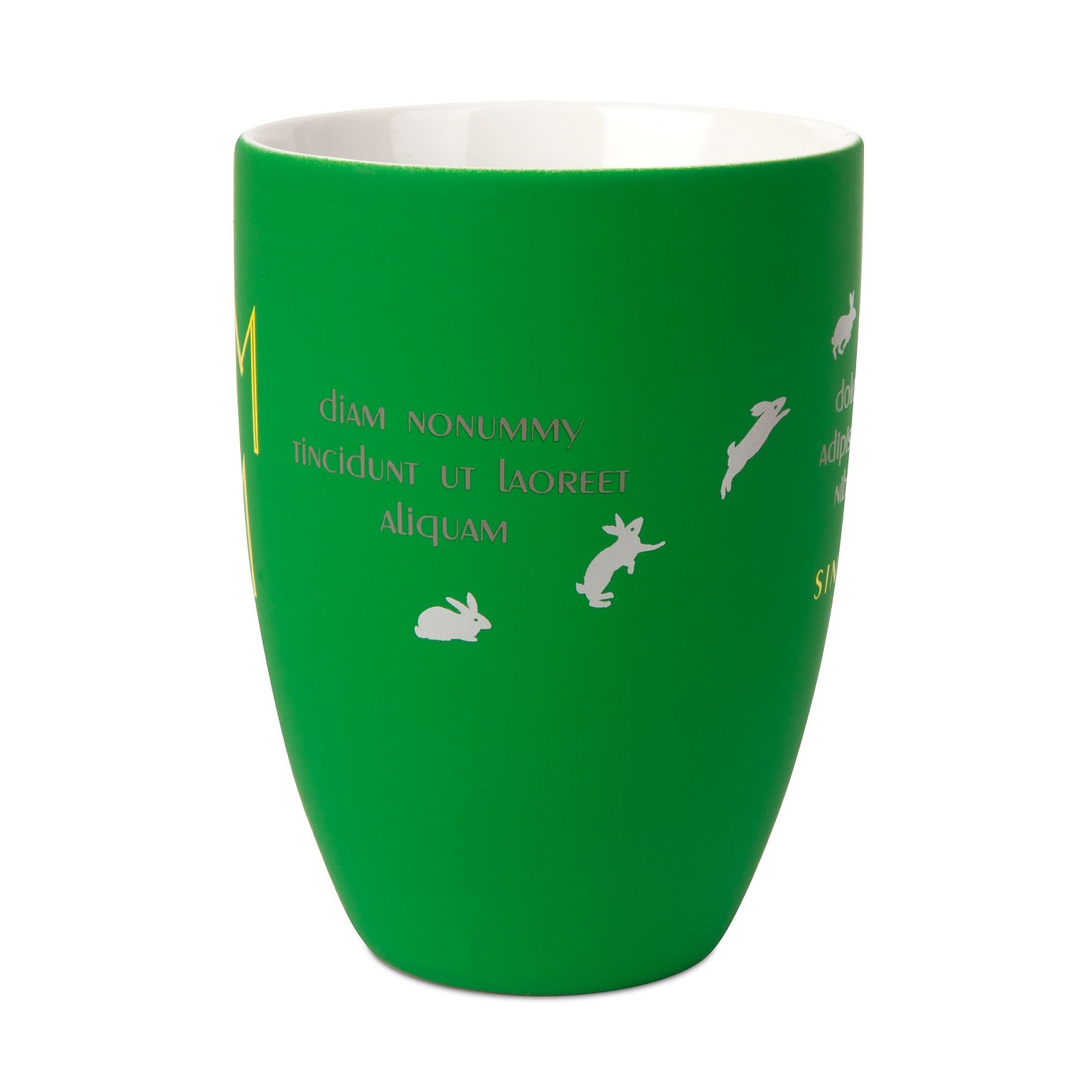 Кружка Good Morning с покрытием софт-тач, зеленая с логотипом