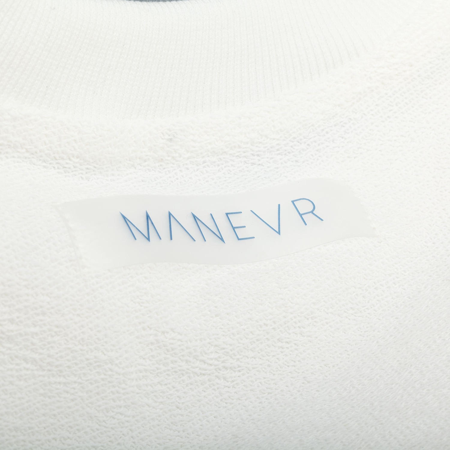 Свитшот оверсайз унисекс Vozduh, молочно-белый с логотипом