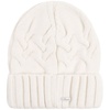 Шапка Loren, молочно-белая (ванильная) с логотипом