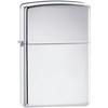 Зажигалка Zippo Classic High Polish, серебристая с логотипом