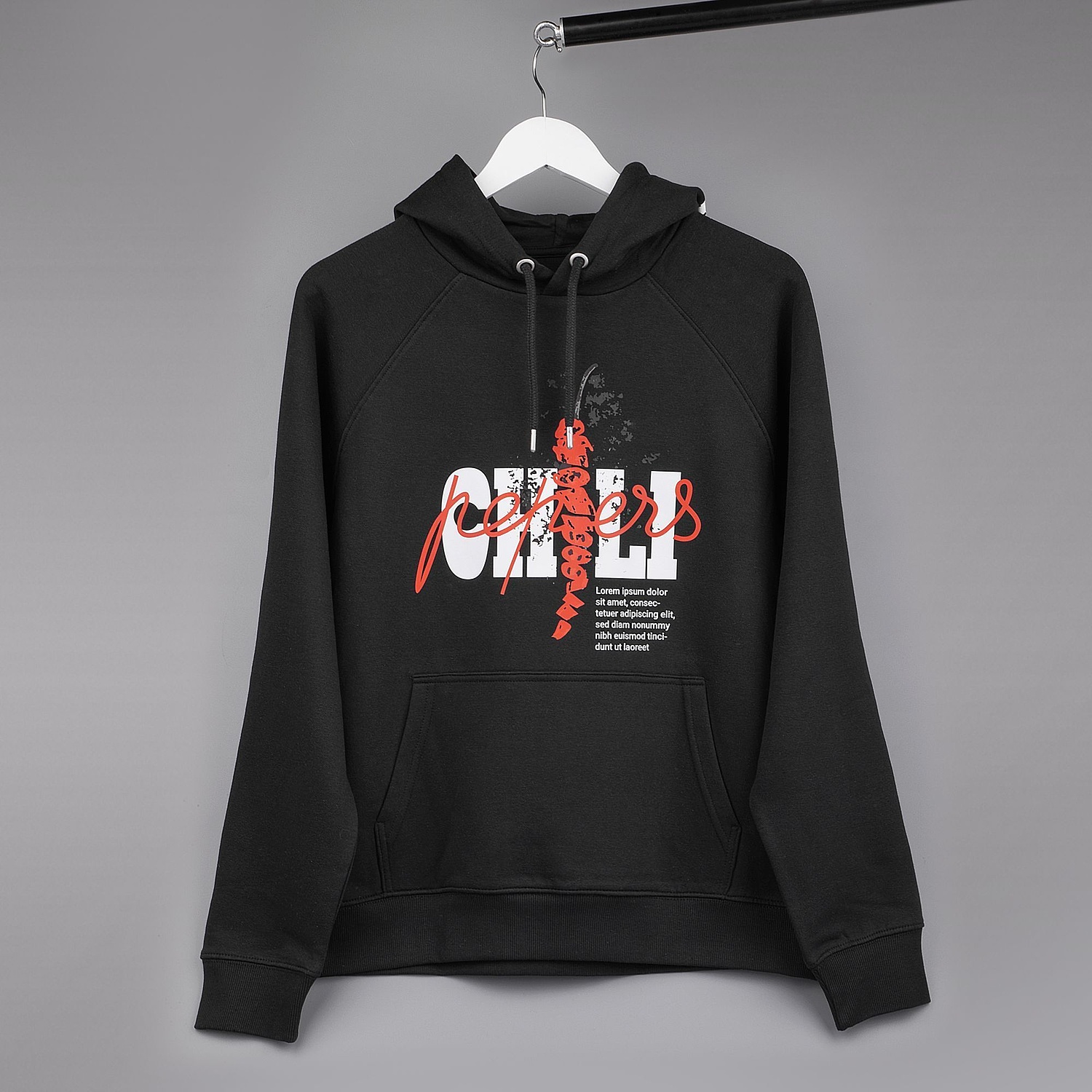 Толстовка унисекс Stellar, черная с логотипом