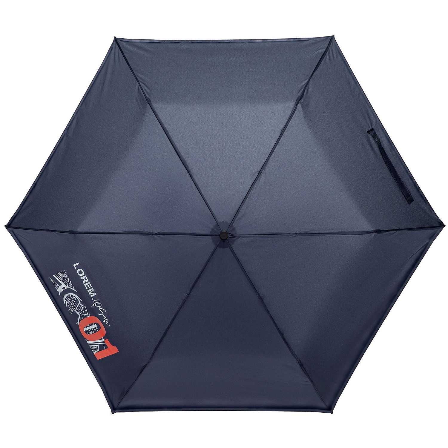 Зонт складной Luft Trek, темно-синий